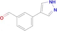 3-(1h-Pyrazol-4-yl)benzaldehyde