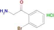 2-Amino-1-(2-bromophenyl)ethan-1-one hydrochloride