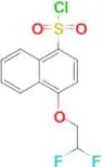 4-(2,2-Difluoroethoxy)naphthalene-1-sulfonyl chloride