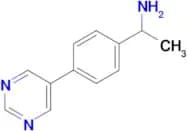 1-[4-(pyrimidin-5-yl)phenyl]ethan-1-amine