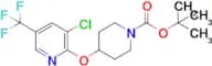 Tert-butyl 4-((3-chloro-5-(trifluoromethyl)pyridin-2-yl)oxy)piperidine-1-carboxylate