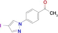 1-(4-(4-Iodo-1h-pyrazol-1-yl)phenyl)ethan-1-one