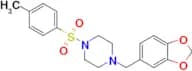 1-(Benzo[d][1,3]dioxol-5-ylmethyl)-4-tosylpiperazine
