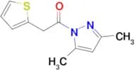 1-(3,5-Dimethyl-1h-pyrazol-1-yl)-2-(thiophen-2-yl)ethan-1-one