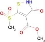 Methyl 5-methanesulfonyl-3-oxo-2,3-dihydro-1,2-thiazole-4-carboxylate