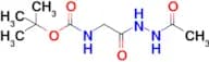 Tert-Butyl (2-(2-acetylhydrazinyl)-2-oxoethyl)carbamate