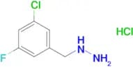 (3-Chloro-5-fluorobenzyl)hydrazine hydrochloride