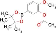 2-Methoxy-5-(4,4,5,5-tetramethyl-1,3,2-dioxaborolan-2-yl)phenyl acetate