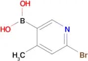 (6-Bromo-4-methylpyridin-3-yl)boronic acid