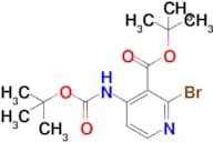 Tert-Butyl 2-bromo-4-((tert-butoxycarbonyl)amino)nicotinate