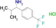 (S)-2-Methyl-1-(4-(trifluoromethyl)phenyl)propan-1-amine hydrochloride