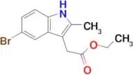 Ethyl 2-(5-bromo-2-methyl-1H-indol-3-yl)acetate