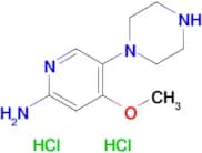 4-Methoxy-5-(piperazin-1-yl)pyridin-2-amine dihydrochloride