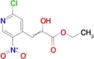 Ethyl 3-(2-chloro-5-nitropyridin-4-yl)-2-hydroxyprop-2-enoate