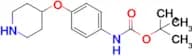 Tert-Butyl (4-(piperidin-4-yloxy)phenyl)carbamate
