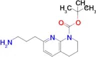 Tert-Butyl7-(3-aminopropyl)-3,4-dihydro-1,8-naphthyridine-1(2H)-carboxylate