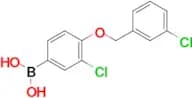 (3-Chloro-4-((3-chlorobenzyl)oxy)phenyl)boronic acid