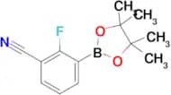 2-Fluoro-3-(4,4,5,5-tetramethyl-1,3,2-dioxaborolan-2-yl)benzonitrile