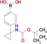 (4-(1-((Tert-butoxycarbonyl)amino)cyclopropyl)phenyl)boronic acid