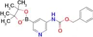 Benzyl (5-(4,4,5,5-tetramethyl-1,3,2-dioxaborolan-2-yl)pyridin-3-yl)carbamate