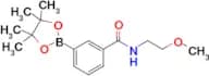 N-(2-Methoxyethyl)-3-(4,4,5,5-tetramethyl-1,3,2-dioxaborolan-2-yl)benzamide