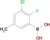 (3-Chloro-2-fluoro-5-methylphenyl)boronic acid