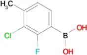 (3-Chloro-2-fluoro-4-methylphenyl)boronic acid
