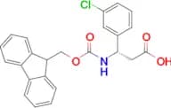 (S)-3-((((9H-Fluoren-9-yl)methoxy)carbonyl)amino)-3-(3-chlorophenyl)propanoic acid