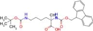 (R)-2-((((9H-Fluoren-9-yl)methoxy)carbonyl)amino)-6-((tert-butoxycarbonyl)amino)-2-methylhexanoic …