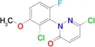 6-Chloro-2-(2-chloro-6-fluoro-3-methoxyphenyl)pyridazin-3(2H)-one