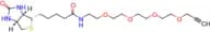 5-((3aS,4S,6aR)-2-Oxohexahydro-1H-thieno[3,4-d]imidazol-4-yl)-N-(3,6,9,12-tetraoxapentadec-14-yn-1…