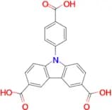 9-(4-Carboxyphenyl)-9H-carbazole-3,6-dicarboxylic acid