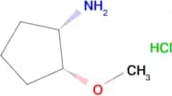 (1S,2R)-2-Methoxycyclopentan-1-aminehydrochloride