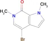 4-Bromo-1,6-dimethyl-1,6-dihydro-7H-pyrrolo[2,3-c]pyridin-7-one