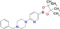 1-Benzyl-4-(5-(4,4,5,5-tetramethyl-1,3,2-dioxaborolan-2-yl)pyridin-2-yl)piperazine
