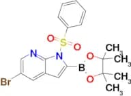 5-Bromo-1-(phenylsulfonyl)-2-(4,4,5,5-tetramethyl-1,3,2-dioxaborolan-2-yl)-1H-pyrrolo[2,3-b]pyridi…