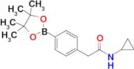 N-Cyclopropyl-2-(4-(4,4,5,5-tetramethyl-1,3,2-dioxaborolan-2-yl)phenyl)acetamide