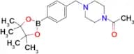 1-(4-(4-(4,4,5,5-Tetramethyl-1,3,2-dioxaborolan-2-yl)benzyl)piperazin-1-yl)ethanone