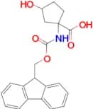 1-((((9h-Fluoren-9-yl)methoxy)carbonyl)amino)-3-hydroxycyclopentane-1-carboxylic acid