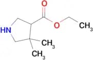 Ethyl 4,4-dimethylpyrrolidine-3-carboxylate