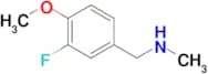 1-(3-Fluoro-4-methoxyphenyl)-N-methylmethanamine