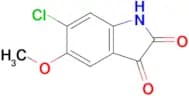 6-chloro-5-methoxy-2,3-dihydro-1H-indole-2,3-dione