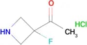 1-(3-Fluoroazetidin-3-yl)ethanone;hydrochloride