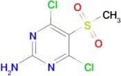4,6-Dichloro-5-methylsulfonyl-pyrimidin-2-amine