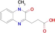 3-(4-Methyl-3-oxo-3,4-dihydroquinoxalin-2-yl)propanoic acid