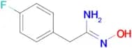 2-(4-fluorophenyl)-N'-hydroxyethanimidamide