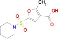 2-Methyl-5-(piperidin-1-ylsulfonyl)furan-3-carboxylic acid