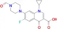 1-Cyclopropyl-6-fluoro-7-(4-formylpiperazin-1-yl)-4-oxo-1,4-dihydroquinoline-3-carboxylic acid