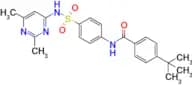 4-(Tert-butyl)-N-(4-(N-(2,6-dimethylpyrimidin-4-yl)sulfamoyl)phenyl)benzamide