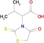 3-Methyl-2-(4-oxo-2-thioxothiazolidin-3-yl)butanoic acid